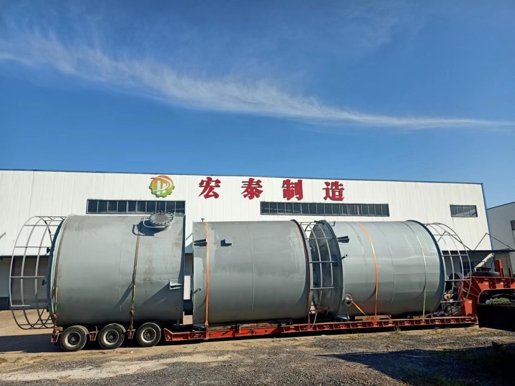 湖南宏泰承接的全国最大港资苯酚丙酮生产企业的三套储罐设备检验合格顺利交付