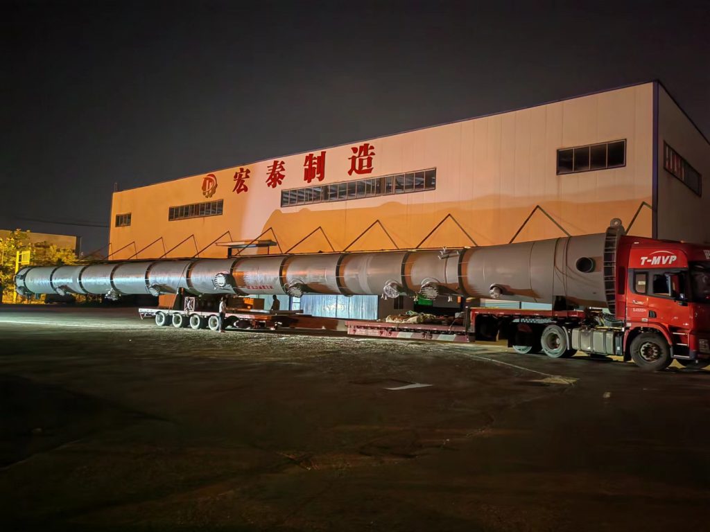 湖南宏泰承接国内某新材料的锂电材料装置4台设备顺利完工发货